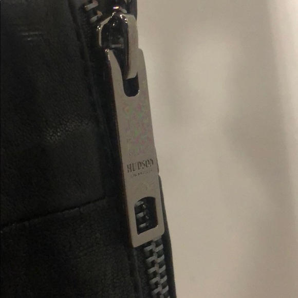 RETAIL $995 NWT HUDSON Jean LAMB LEATHER skinny pant I ONLY SELL AUTHENTIC - Picture 8 of 13